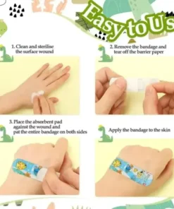 100Pcs Kids Bandages