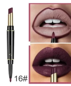 16 Color Long Lasting Lipstick + Lip Liner Combo